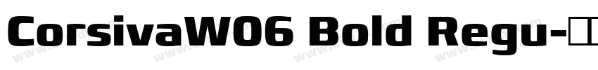CorsivaW06 Bold Regu字体转换